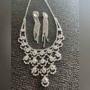 Costume Necklace and earrings Not purchased as a set just paired